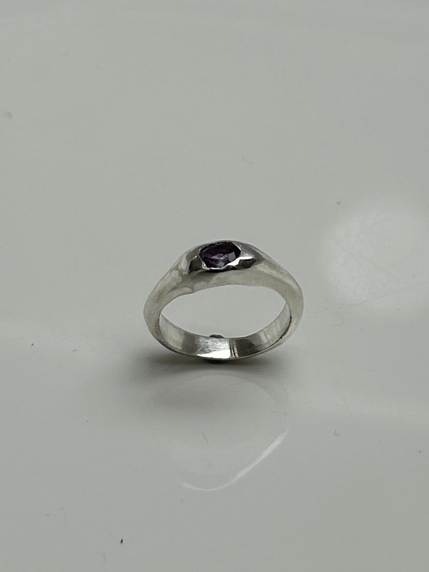 Alexandrite Ripple Ring