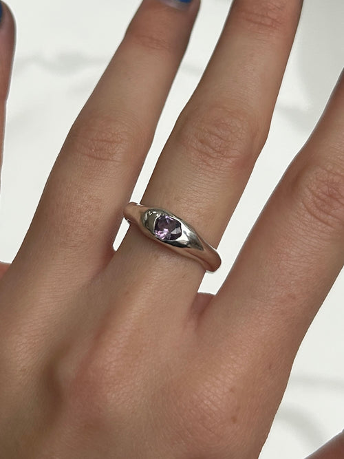Alexandrite Ripple Ring