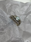 Sky Blue Topaz Ripple Ring