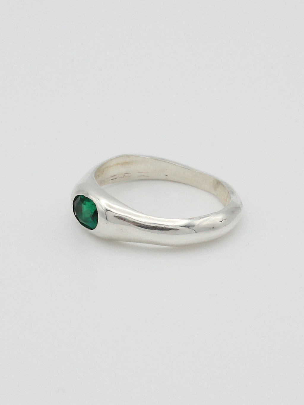 Emerald Ripple Ring