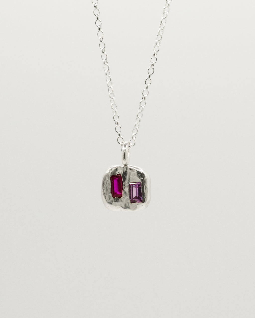 PINK PEBBLE PENDANT