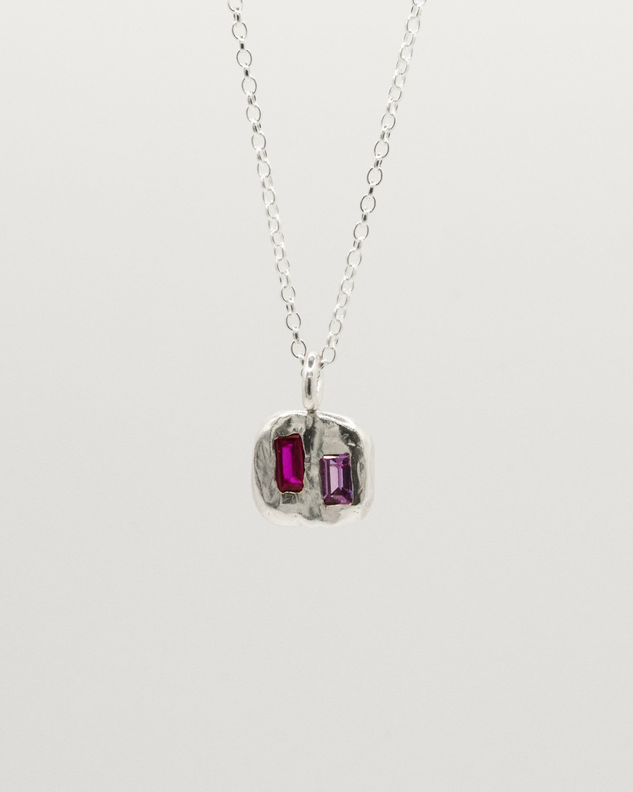 PINK PEBBLE PENDANT