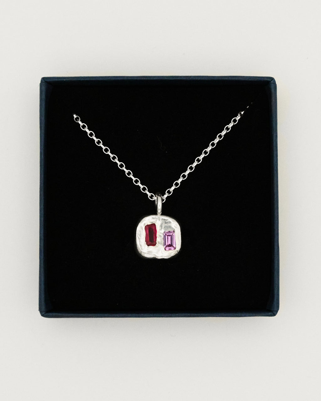 PINK PEBBLE PENDANT